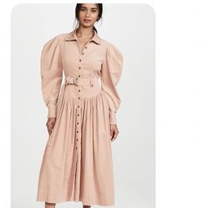 Ulla Johnson Lucinda Belted Midi Dress size 4